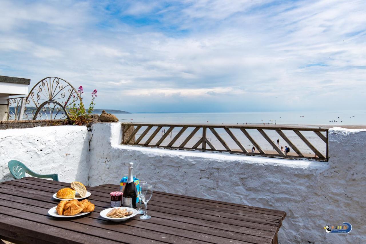 Kilmore - Beach Front House, Direct Beach Access, Spectacular Sea Views ซอนเดอร์สฟุต ภายนอก รูปภาพ