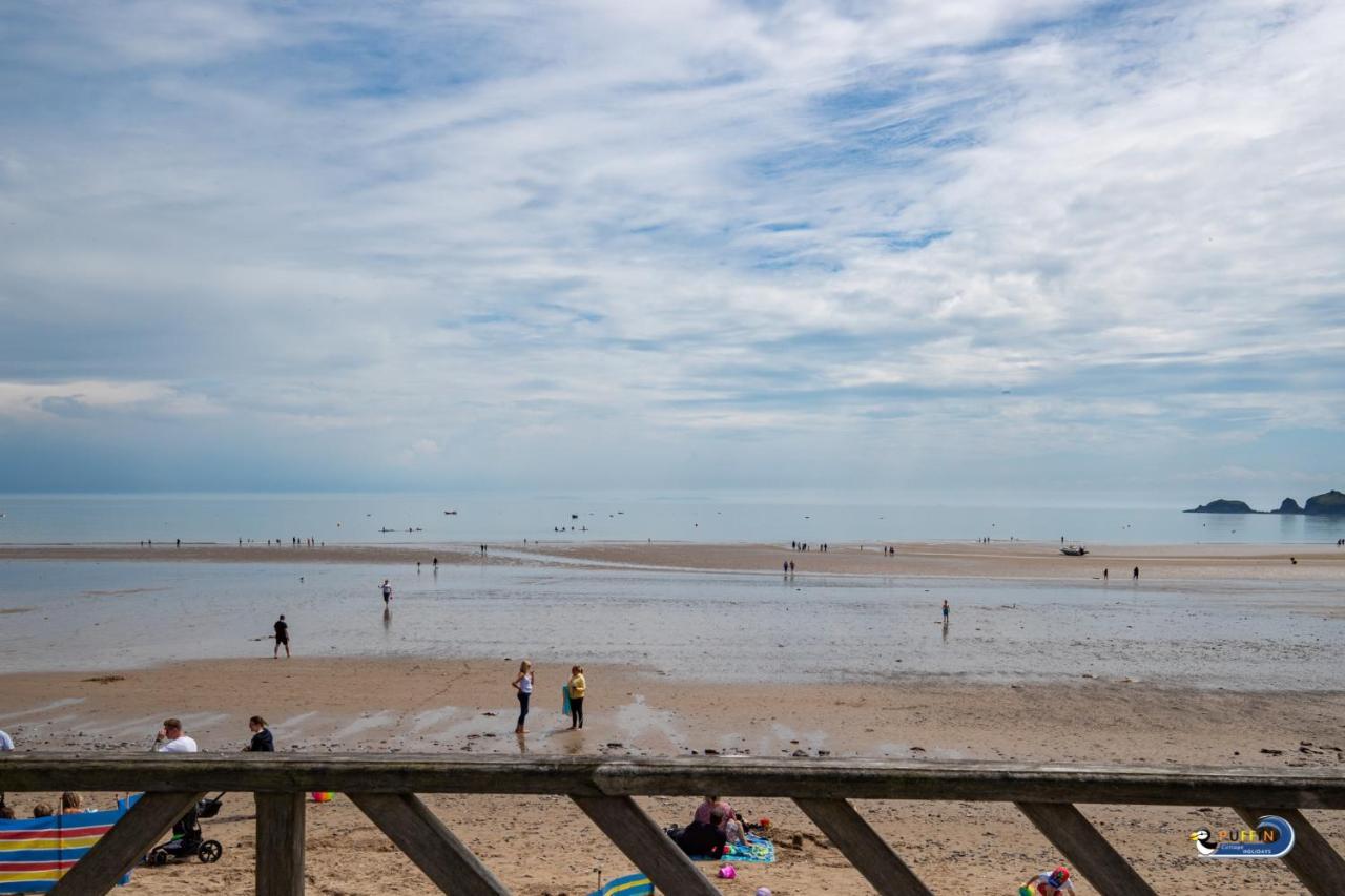 Kilmore - Beach Front House, Direct Beach Access, Spectacular Sea Views ซอนเดอร์สฟุต ภายนอก รูปภาพ